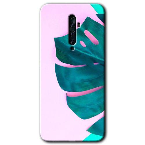 Potkal Hediye Fabrikası Oppo Reno 2z Kılıf HD Baskılı Desen + Hayalet Cam Yandan Görünmez