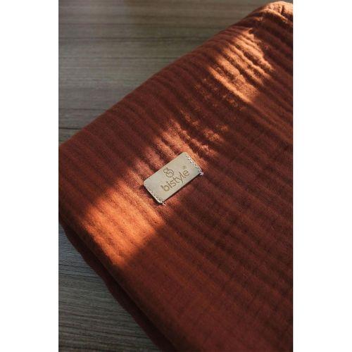 Bistyle Bistyle Müslin Battaniye 120x120 Cm 70101 Kiremit