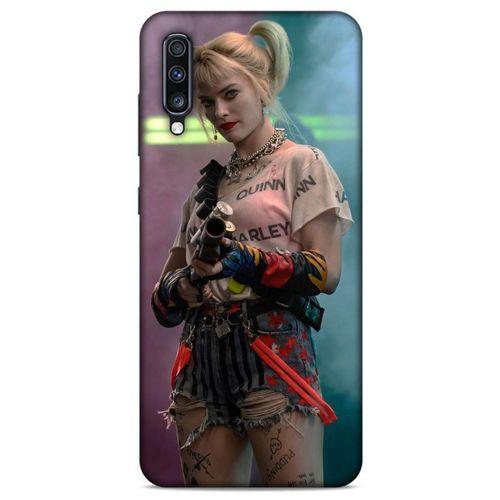 Samsung Galaxy A70 Uyumlu Kılıf Harley Quinn (11) Tam Koruma Yeşil