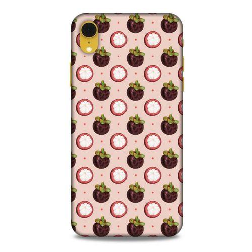 Frutix Mangosteen 03 Apple iPhone XR Kılıf Desenli Silikon