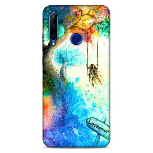 Lopard Huawei Honor 20 Lite Uyumlu Kılıf Manipülasyon ☻ (47) Crystal Flex Kılıf Baskılı