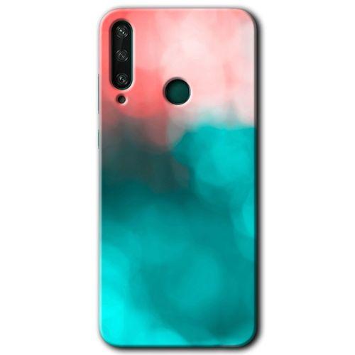 Potkal Hediye Fabrikası Huawei Y6P HD Baskılı Kılıf + 9D Tam Ekran Koruyucu - Flu Işık