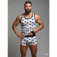 Erkek Desenli Tank Top Boxer Takım