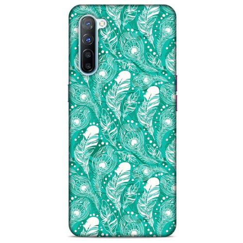 Oppo Reno 3 Kılıf Desenli Özel Seri Tüyler (45) Liquid Air Kılıf