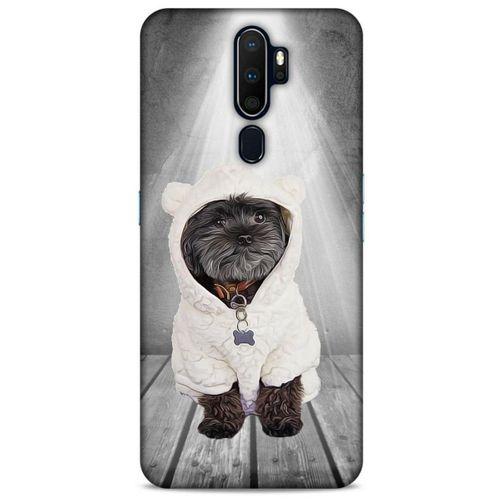Oppo A9 2020 Kılıf Köpek Kıyafetleri (41) Tank Kılıf Affenpinscher Sweat