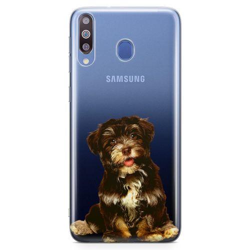 Samsung Galaxy M30 Kılıf Havanese Puppy Arka Kapak Koruma Desenli Full Koruyucu