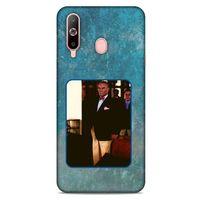 Samsung Galaxy A60 Kılıf Atatürk (30) Silicone Case Turkuaz Taş