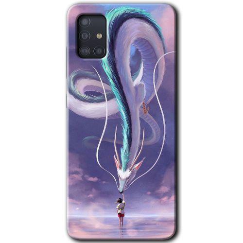 Potkal Hediye Fabrikası Samsung Galaxy A51 Kılıf HD Desen Baskılı Arka Kapak - Dragon Snake