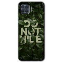 Oppo Reno 4 Lite Kılıf Baskılı Kapak - Do Not Hide +Tam Kaplayan Mat Seramik