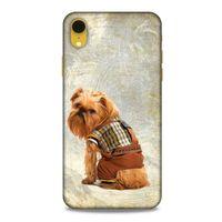 Apple iPhone XR Kılıf Köpek Kıyafetleri (25) Antişok Kapak Brussels Griffon Sweatshirt