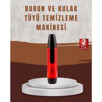 Raks Leo Burun Kulak Tüy Alma Makinesi 45 Dk Şarj Süreli Kırmızı