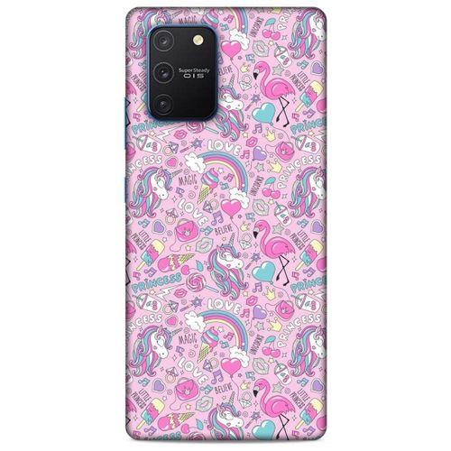 Animax Unicorn Prenses Samsung Galaxy S10 Lite Kılıf Desenli Silikon