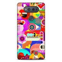 Lopard LG K61 Uyumlu Kılıf Soyut Sanat (19) Baskılı Kılıfları