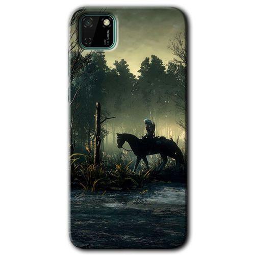 Potkal Hediye Fabrikası Huawei Y5P HD Baskılı Kılıf + 9D Tam Ekran Koruyucu - Savaşçı