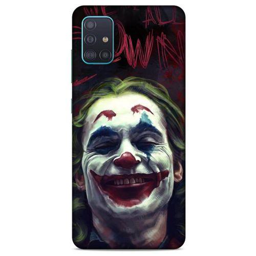 Samsung Galaxy A51 Uyumlu Kılıf Joker (16) Kalın Kılıf Siyah Kırmızı