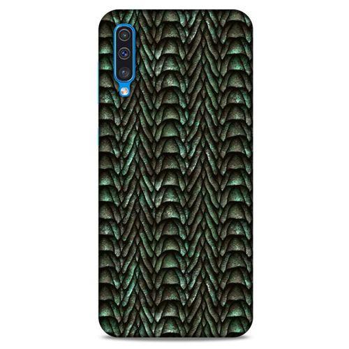 Samsung Galaxy A30s Kılıf Dragons (9) Kılıf Ejderha Cilt Açık Yeşil
