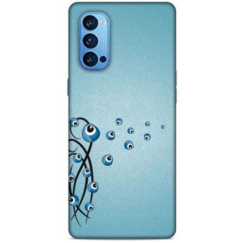 Nazarium (16) Desenli Silikon Kapak Oppo Reno 4 Pro Kılıf