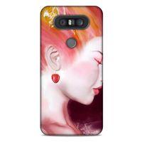 LG K41S - K51S Uyumlu Kılıf Pembe Delisi (26) Tpu Silikon Kılıf Kiraz