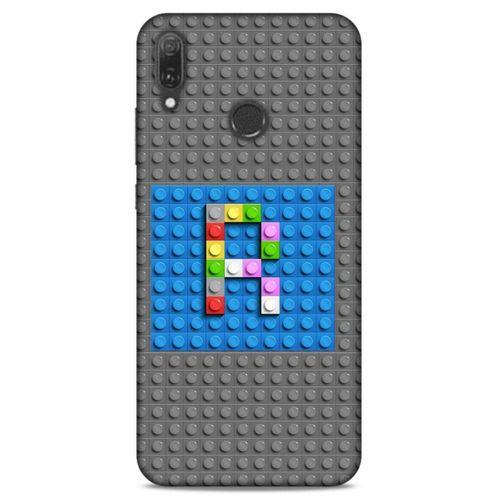 Lopard Huawei Y9 2019 Uyumlu Kılıf BloX (29) Arka Koruma Kılıfı R Harfi