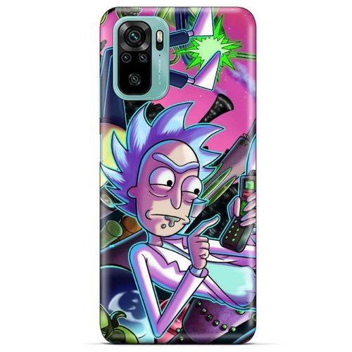 Xiaomi Redmi Note 10 5G Uyumlu Kılıf Rick And Morty (20) Koruyucu Kılıf MC Haps