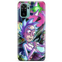 Xiaomi Redmi Note 10 5G Uyumlu Kılıf Rick And Morty (20) Koruyucu Kılıf MC Haps