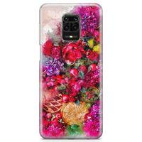 Xiaomi Redmi Note 9s Kılıf Suluboya Buket Arka Kapak Koruma Desenli Full Koruyucu