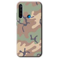 Xiaomi Redmi Note 8 Kılıf Baskılı Kapak - Kamuflaj 29 + 5D Tam Kaplayan Cam