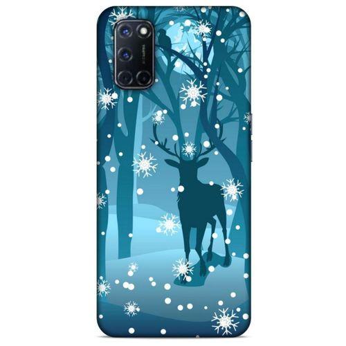 Oppo A72 Kılıf Snowix (28) Arka Kapak Mavi Koyu