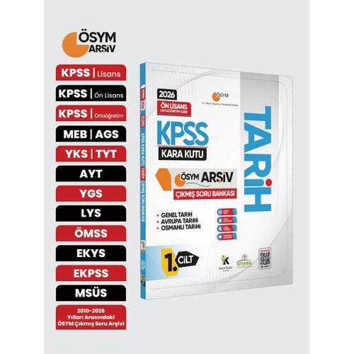 2026 KPSS Önlisans/Ortaöğretim Tarihin Kara Kutusu 1 Cilt ÖSYM Çıkmış Soru Bankası Konu Özetli Çözüm