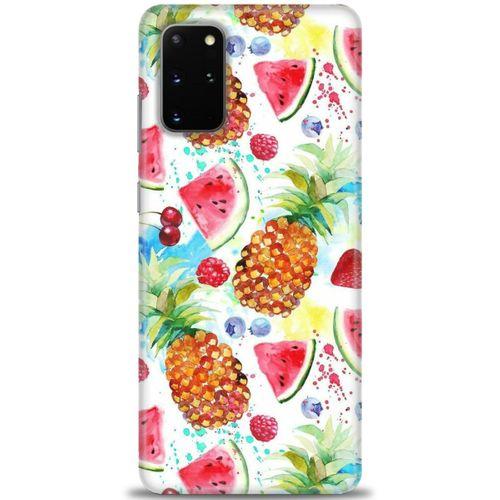 Samsung Galaxy S20 Plus Kılıf HD Baskılı Kılıf - Meyveler + Tam Ekran Koruyucu
