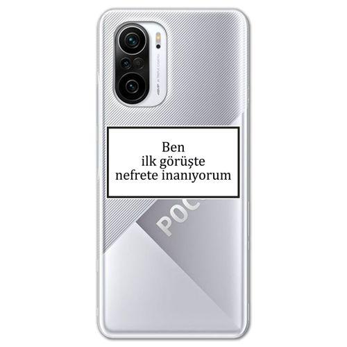 Xiaomi Poco F3 Kılıf HD Yazı Baskılı Silikon Arka Kapak - Yazı 13
