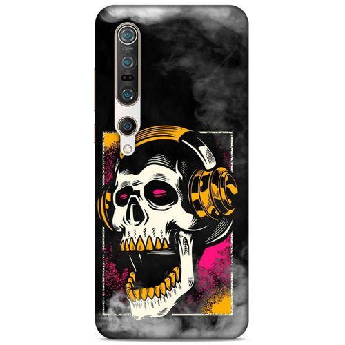 Lopard Xiaomi Mi 10 Pro Uyumlu Kılıf Tattoo's (10) Full Koruma Kılıfı Turuncu