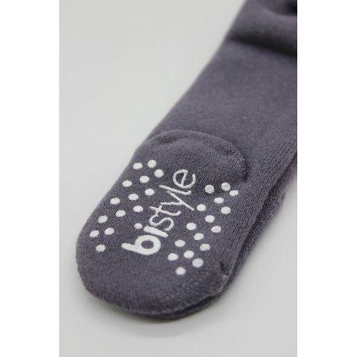 Bistyle Tekli Kaymaz Mix Havlu Külotlu Çorap 50501 Antrasit