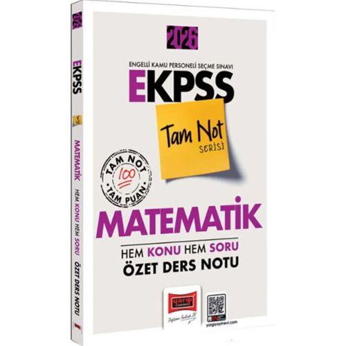 2026 E KPSS Tam Not Serisi Matematik Hem Konu Hem Soru Özet Ders Notu Yargı Yayınları