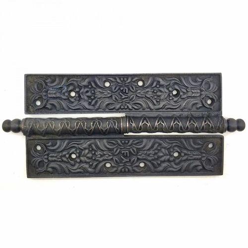 Antika Tarz Dekoratif Pirinç Lüks Okka Menteşe - 20cm, Oksit