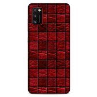 Lopard Samsung Galaxy A41 Uyumlu Kılıf Patchwork (12) Koruyucu Silikon