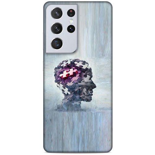 Lopard Samsung Galaxy S21 Ultra Uyumlu Kılıf Depresyon (42) Rugged Armor Kılıf