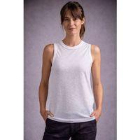 Flamlı Kumaş Sıfır Kolsuz Atlet  Basic Spor Üst, Günlük Ve Fitness Kullanımına Uygun - Beyaz