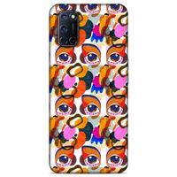 Lopard Oppo A52 Uyumlu Kılıf Sürreal Yüzler ♀ (5) Koruma Kabı Baskılı