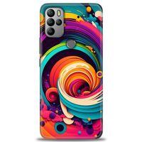 General Mobile GM 21 Pro Kılıf HD Baskılı Kılıf - Renk Hortumu + Tam Ekran Koruyucu