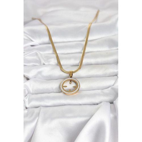 316L Çelik İtalyan Zincir Model Çeyrek Takılabilir Kadın Kolye