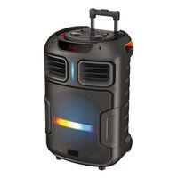 Zore GD-1503 Dijital LED Göstergeli FM Radyolu Mikrofonlu RGB TWS 15 inç Stereo Bass Kablosuz Karaoke Hoparlör