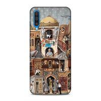 Samsung Galaxy A50 Uyumlu Kılıf Azarbaijan (49) Ultra Silikon Kılıf Şehir Simgeleri