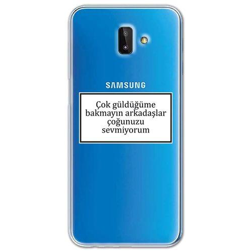 Galaxy J6 Plus Kılıf HD Yazı Baskılı Silikon Arka Kapak - Yazı 15