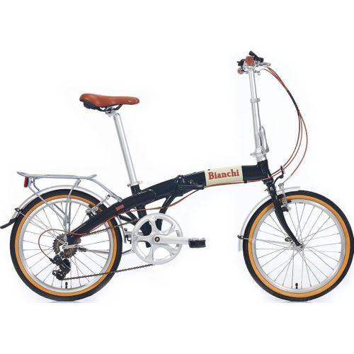 Bianchi New Vintage 20 Jant Katlanır Bisiklet Siyah