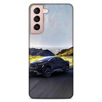 Lopard Samsung Galaxy S21 Uyumlu Kılıf PickUpX (36) Glitter Kılıf Koyu Gri