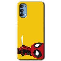 Oppo Reno 4 Kılıf HD Desen Baskılı Arka Kapak - DeadPool 6