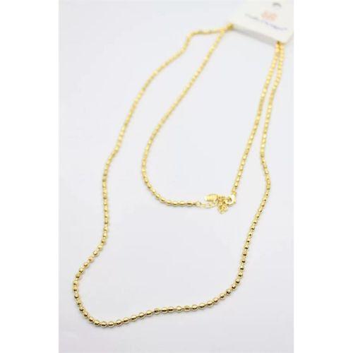 Dorika Zincir Kolye- 90 cm - Altın