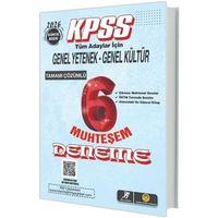 2026 KPSS Genel Yetenek Genel Kültür Muhteşem 6 Deneme Tasarı Yayınları