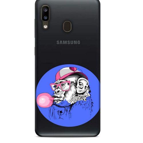 Zoologix (9) Samsung Galaxy A20 Şeffaf Kılıf Silikon Desenli